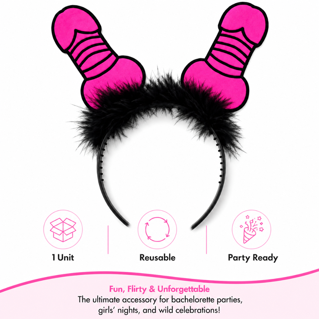 Bachelorette Party Willy Headband - 1PC