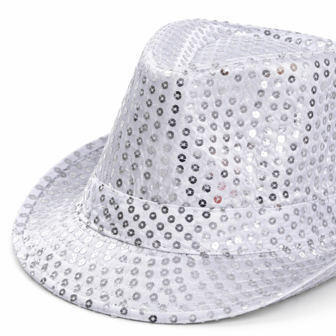 Sequin Hat Silver