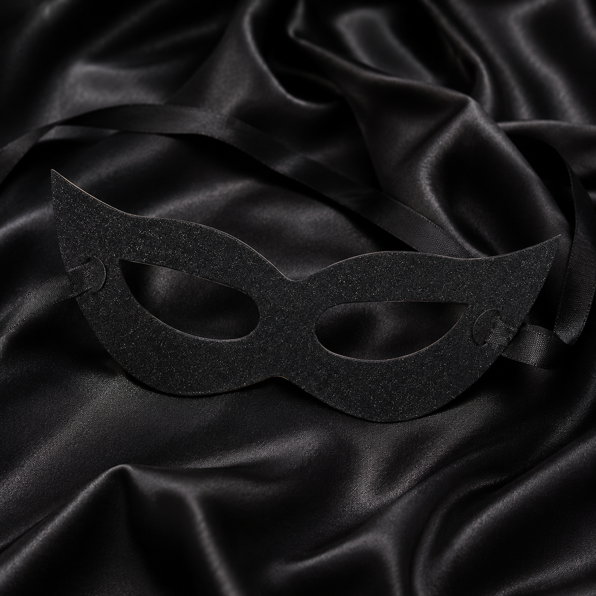 Eye Mask Paper Black - 6PC