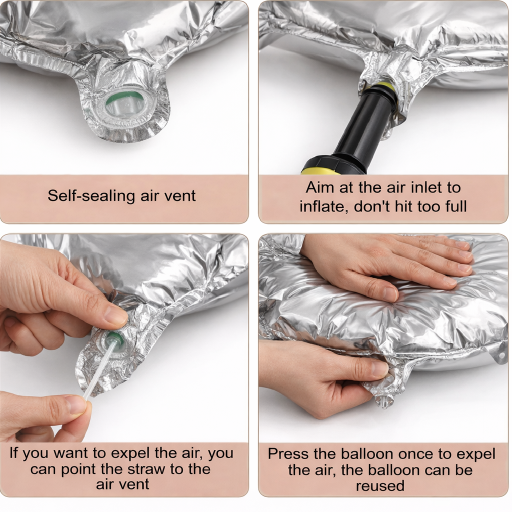 Silver Number 1 Foil Balloon 40 Inch  Air Filled Pack of 1
