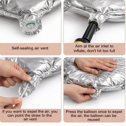 Silver Number 3 Foil Balloon 40 Inch  Air Filled Pack of 1