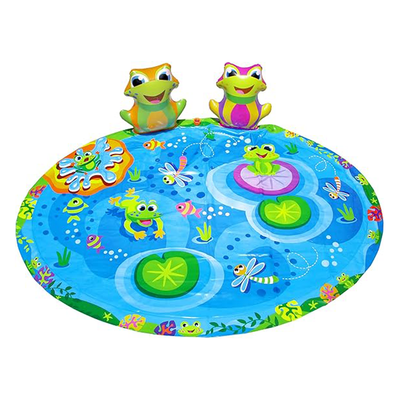 3D Frogs Sprinkler Mat - Wanna Party - front