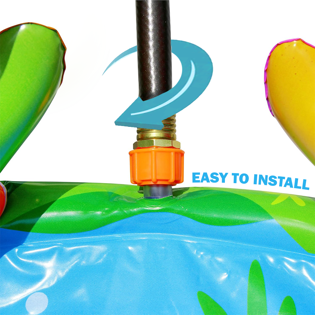 3D Frogs Sprinkler Mat