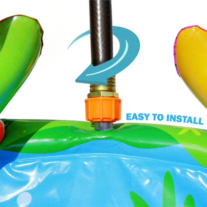 3D Frogs Sprinkler Mat