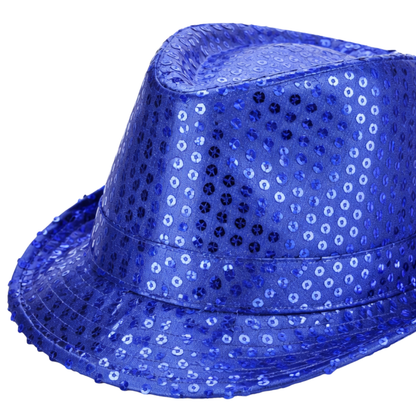 Sequin Hat Blue