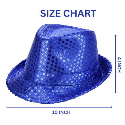 Sequin Hat Blue