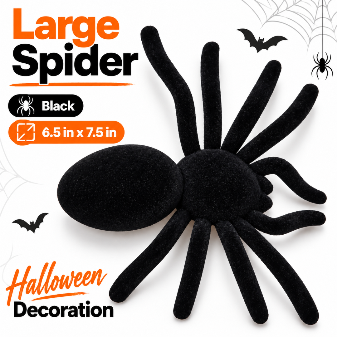 Large Spider with Black Tentacles - 9 inches - 1PC
