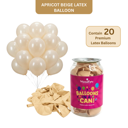 Apricot Beige / Skin Color Premium Latex Balloons 10" - 20PC