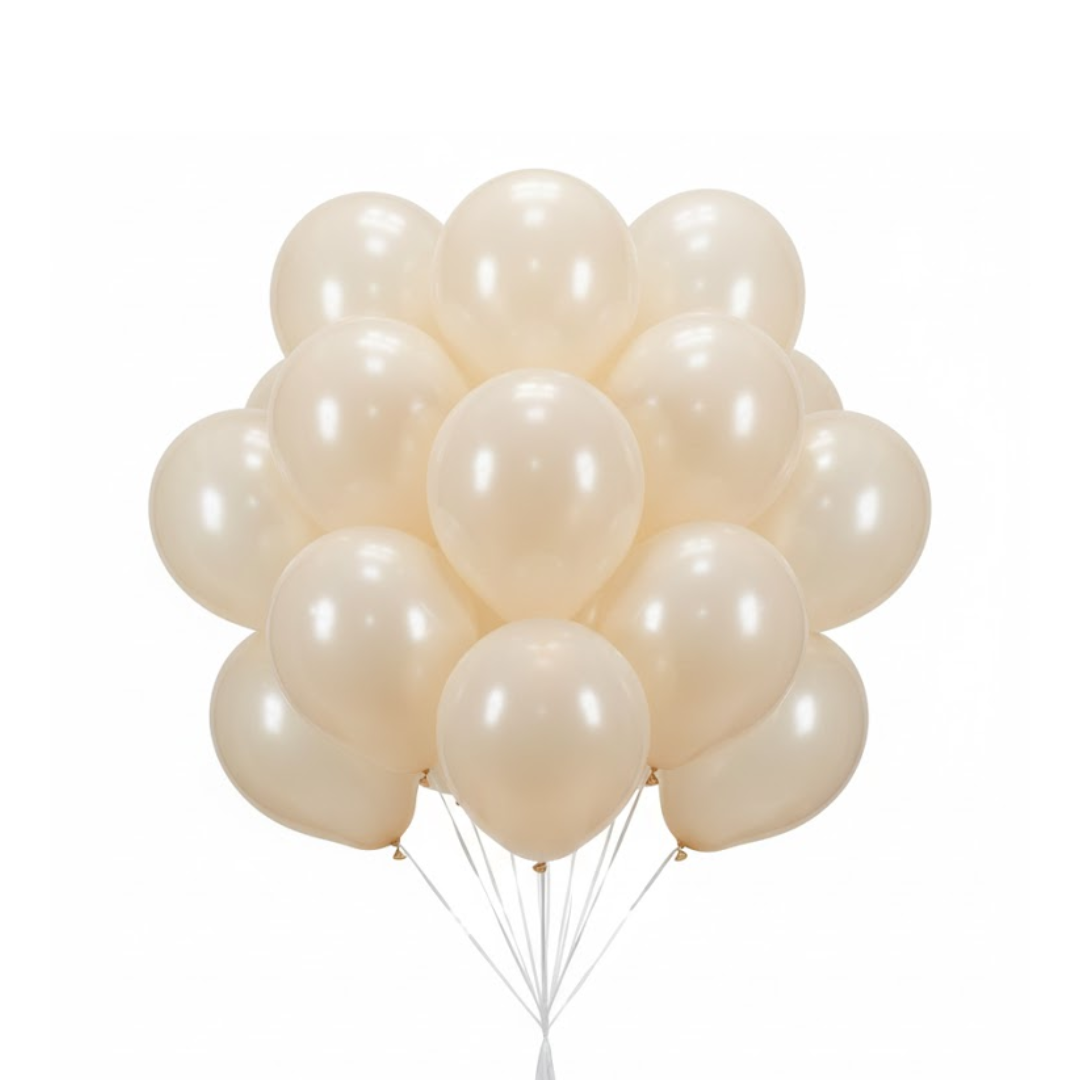 Apricot Beige / Skin Color Premium Latex Balloons 10" - 20PC