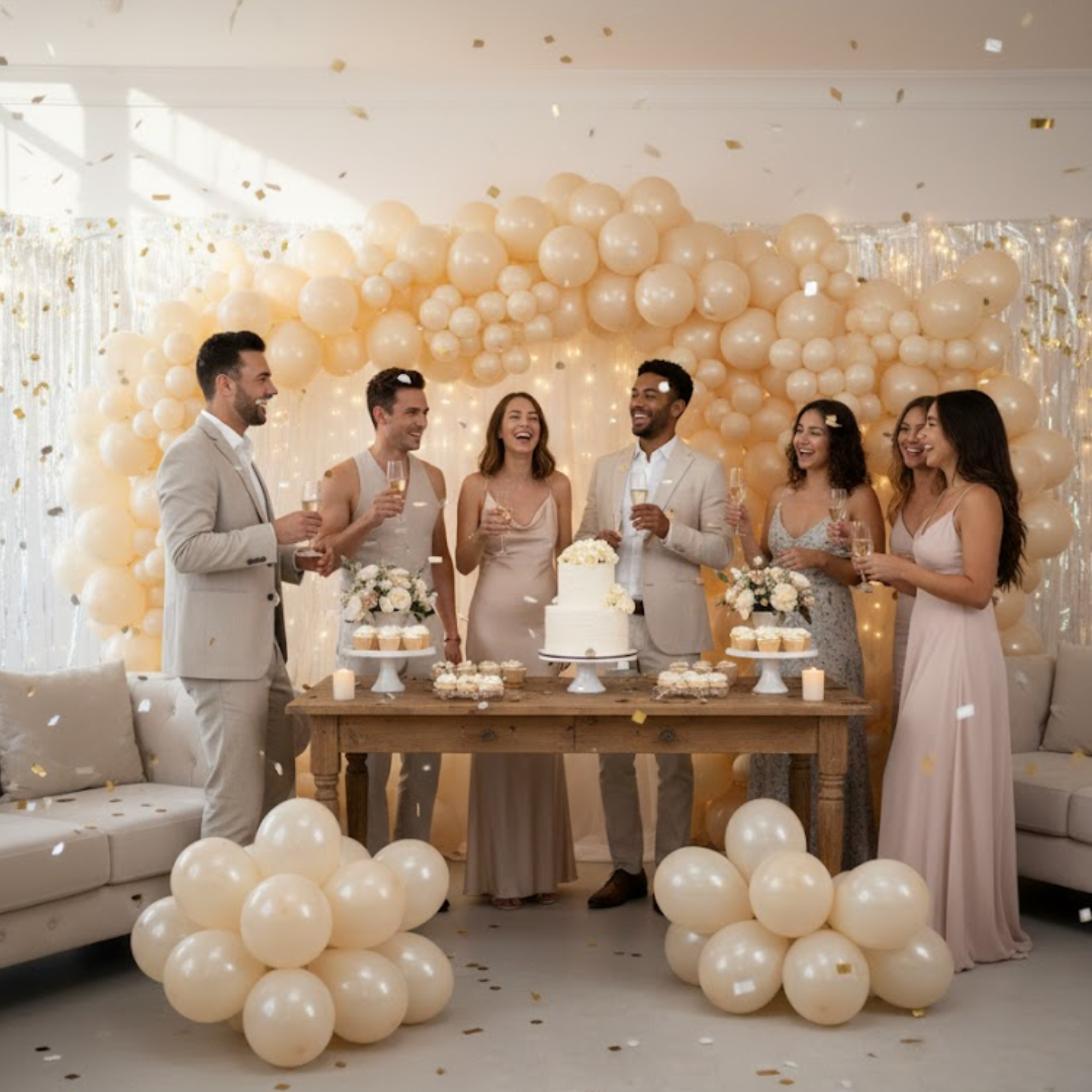 Apricot Beige / Skin Color Premium Latex Balloons 10" - 20PC