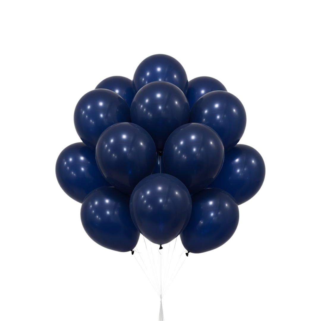 Night Blue Premium Latex Balloons 10" - 20PC