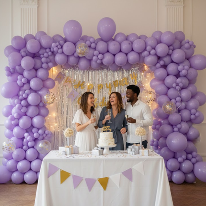 Macaron  Light Purple Premium Latex Balloons 10" - 20PC