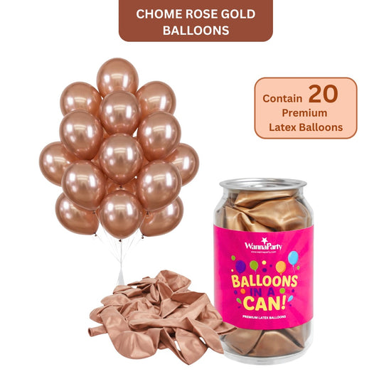 rose gold latex balloon 