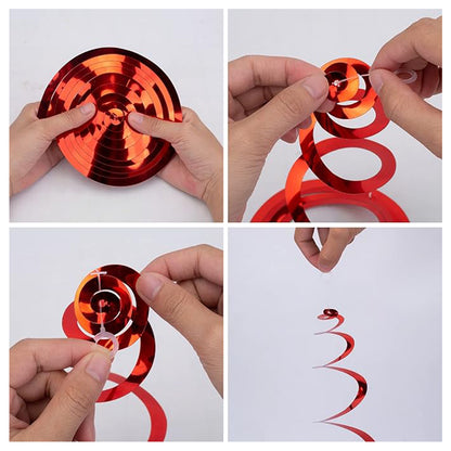 Video Games Theme Swirls for Hanging Decor - 12 PC