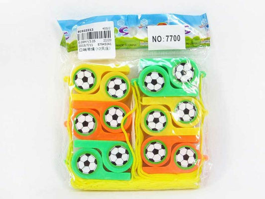 FootBall Whistle Favors for Return Gifts / Khoi Bag Favors or Loot Bag Give Aways - 12PC