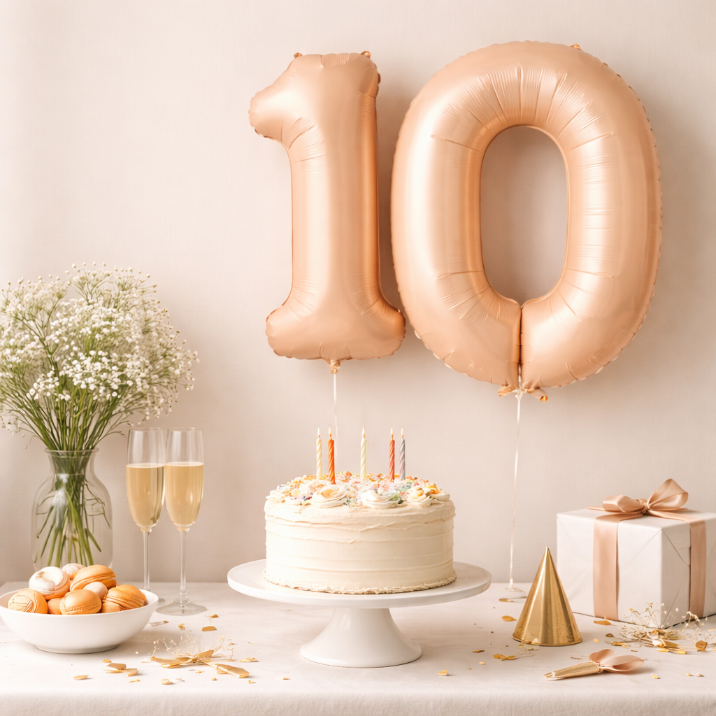 40" Apricot Super Shape No.1 Balloon-1PC