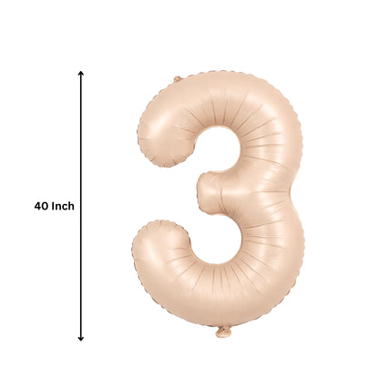 40" Apricot Super Shape No.3 Balloon-1PC