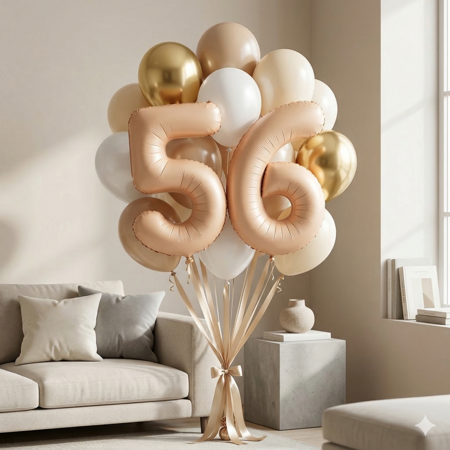 40" Apricot Super Shape No.5 Balloon-1PC