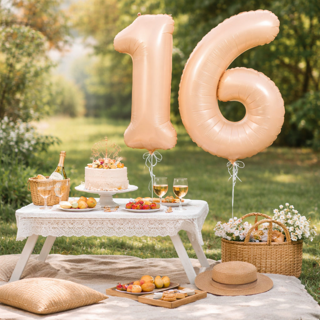 40" Apricot Super Shape No.6 Balloon-1PC