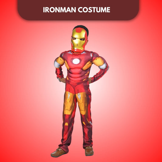 Muscular Iron Man Costume With Mask