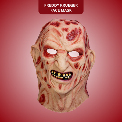 Freddy Krueger Wrinkled Face Mask for Halloween/ Theme Party -1PC - Wanna Party - front