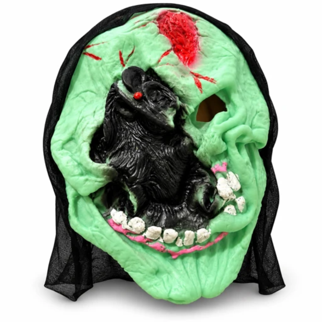 Dead Rat on Face Creepy Latex Face Mask (Assorted) for Halloween/ Theme Party - 1PC