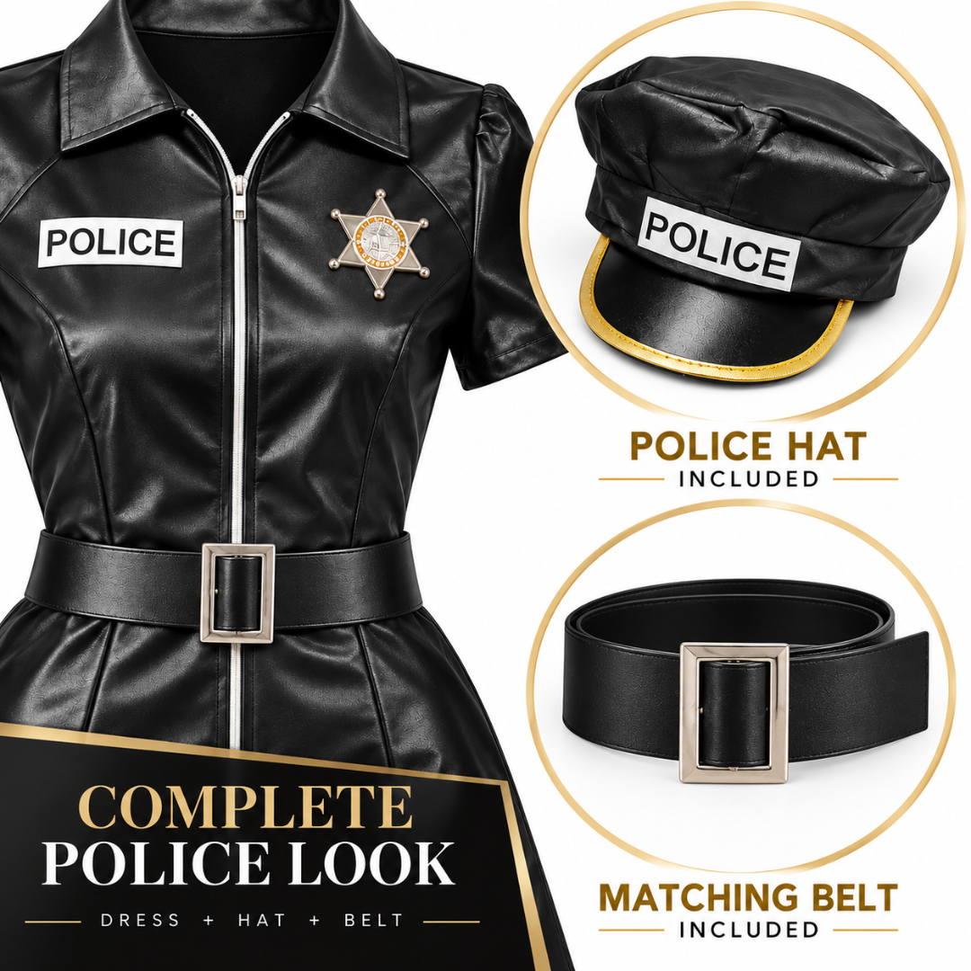 Notty Police Costume for Adult Woman - Size M