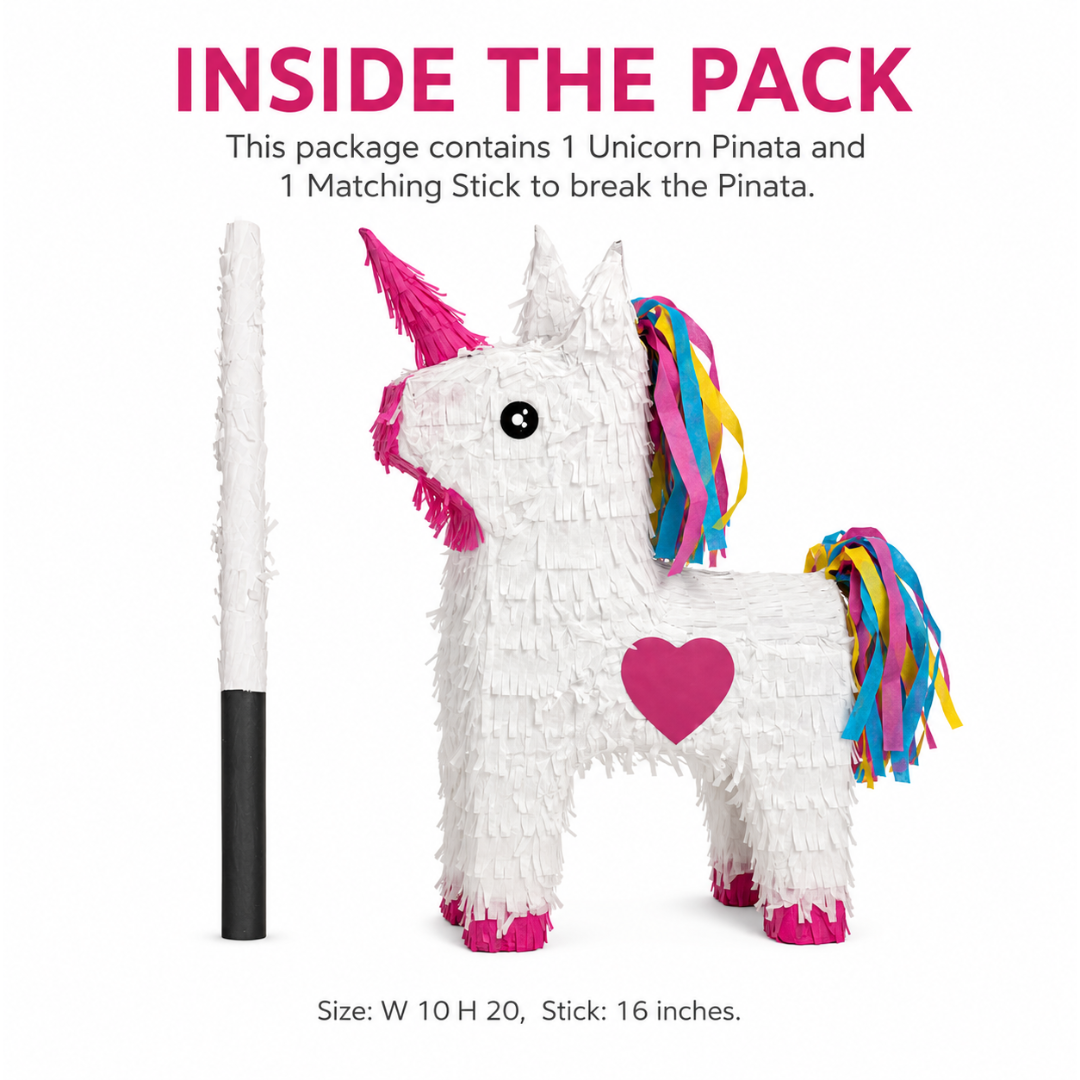 Unicorn Shaped Pinata