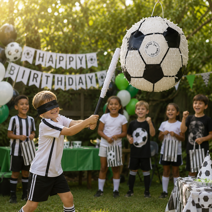 Football Soccer Shapes Pinata - Sports Party Game | Wanna Party