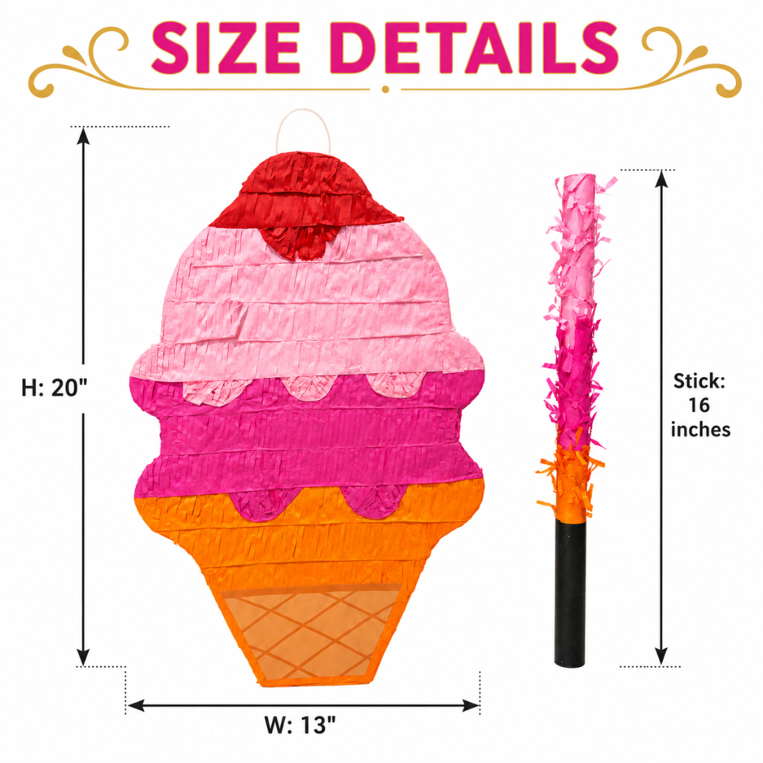 Icecreame Shaped Pinata