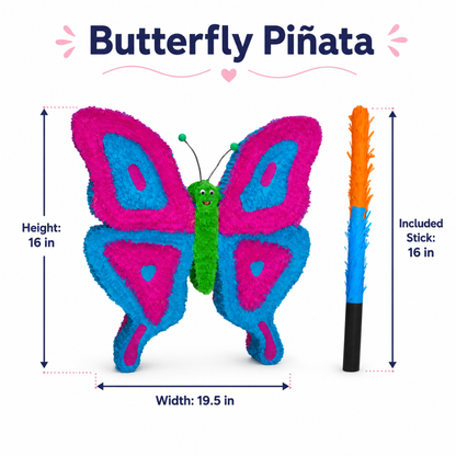 Butterfly Shaped Pinata