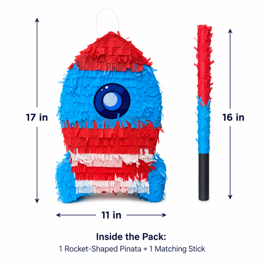 Rocket Shaped Pinata