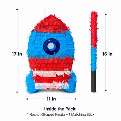 Rocket Shaped Pinata