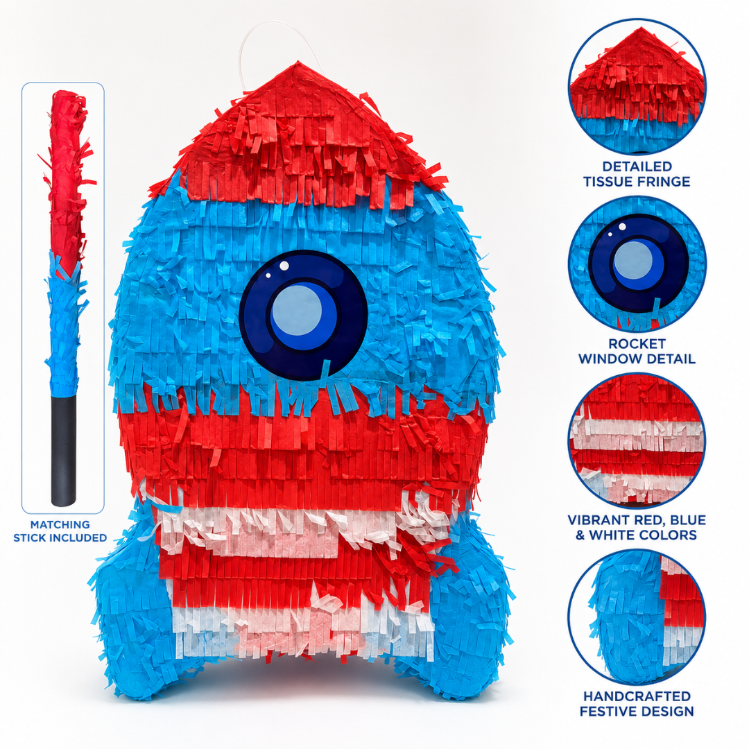 Rocket Shaped Pinata