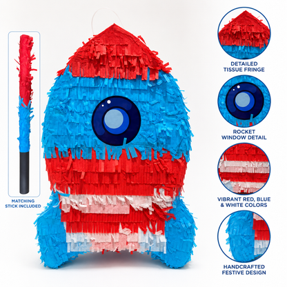 Rocket Shaped Pinata