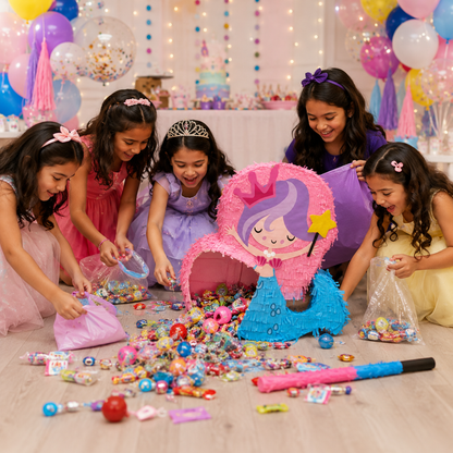 Mermaid Tail Shaped Pinata/Khoi Bag for Fun Birthday Activity - 1PC