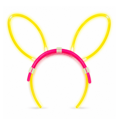 Glow In The Dark Bunny Headband Glow in The Dark Headband Rabbit ... - Wanna Party - side