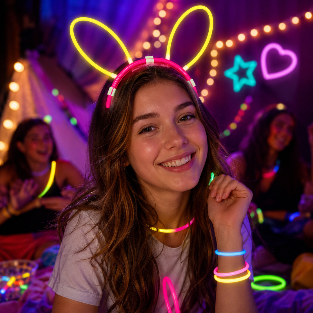 Glow In The Dark Bunny Headband Glow in The Dark Headband Rabbit ... - Wanna Party - decor