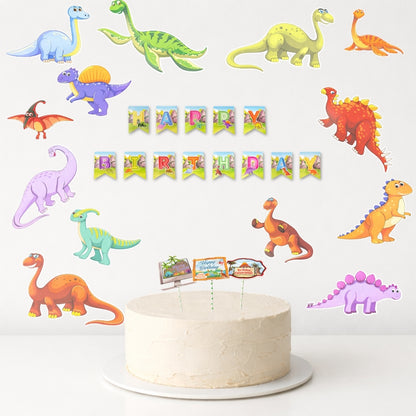 Dinosaur Birthday Party Set -  17PC