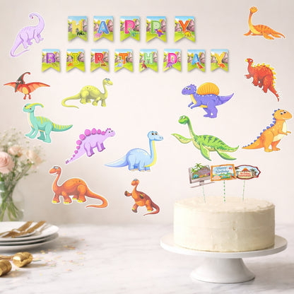 Dinosaur Birthday Party Set -  17PC