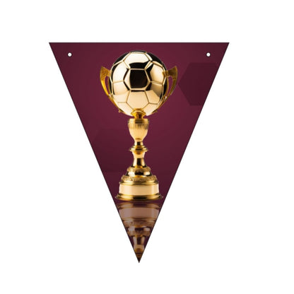 Soccer/Football Euro Cup Bunting Banner - 11inch x 9 inches - 10 FT