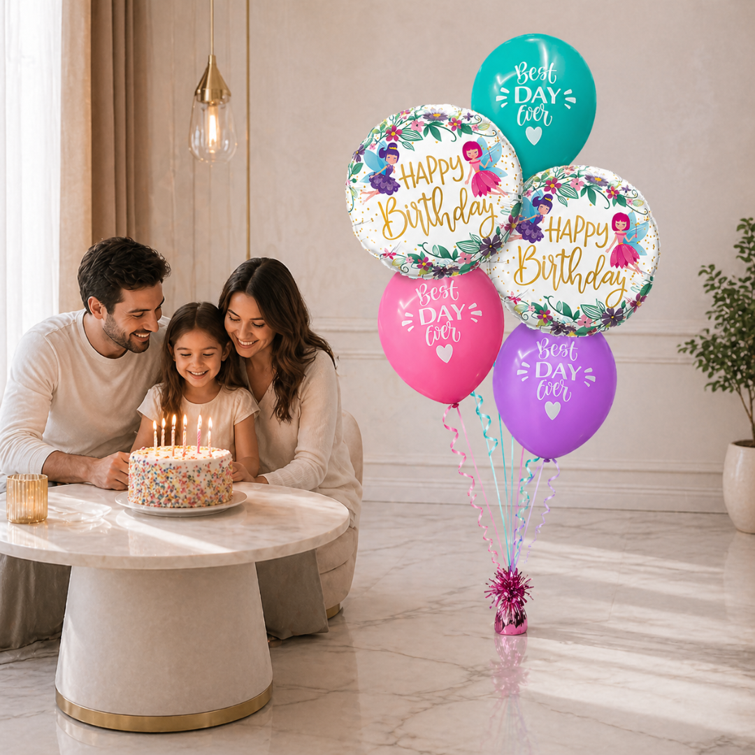 Best Day Ever Happy Birthday Balloon - 5PC