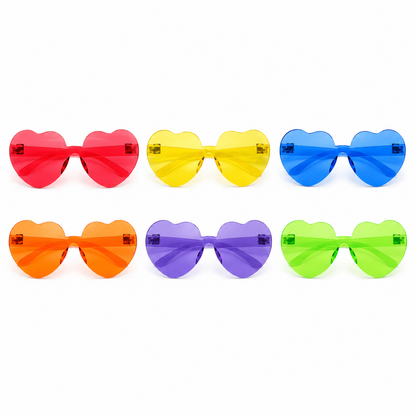 Bachelorette Party Fun Candy Heart Shades - 6PC
