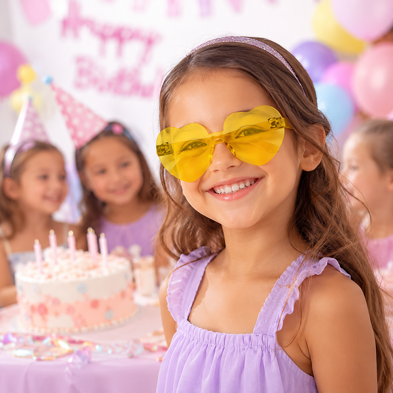 Bachelorette Party Fun Candy Heart Shades - 6PC