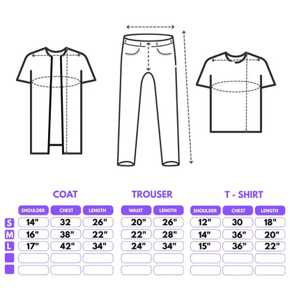 Dark Knight Deluxe Joker Costume w/ Doctor Coat, Pants & Vest for Kids - Size L - Age 8 to 10 Years