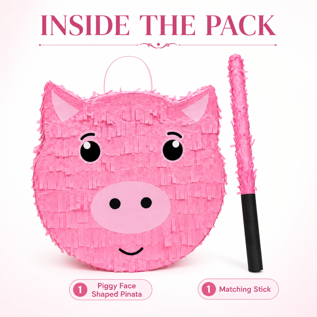 Pig Shaped Pinata - 16"