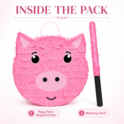 Pig Shaped Pinata - 16"