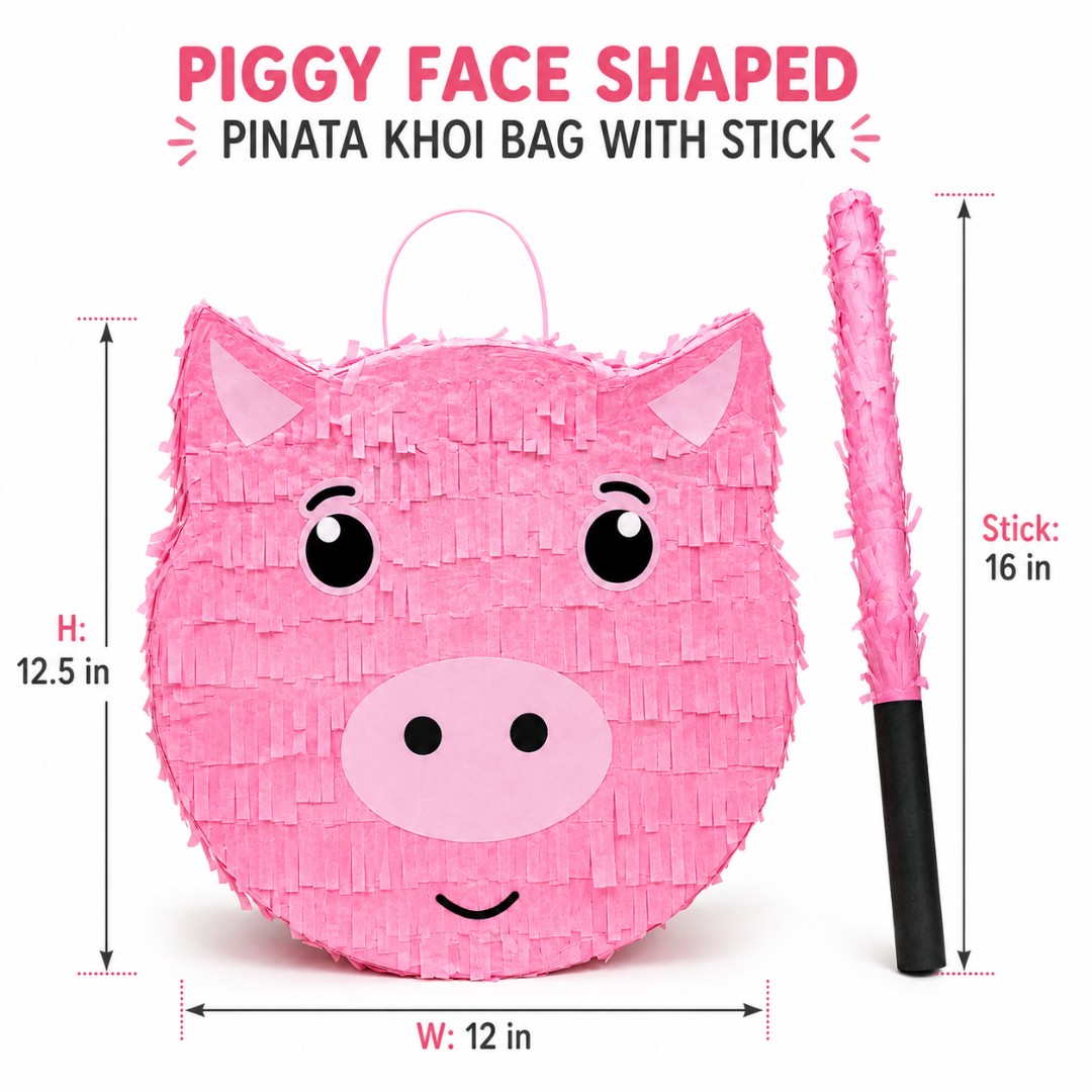 Pig Shaped Pinata - 16"