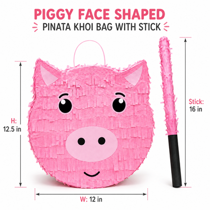 Pig Shaped Pinata - 16"