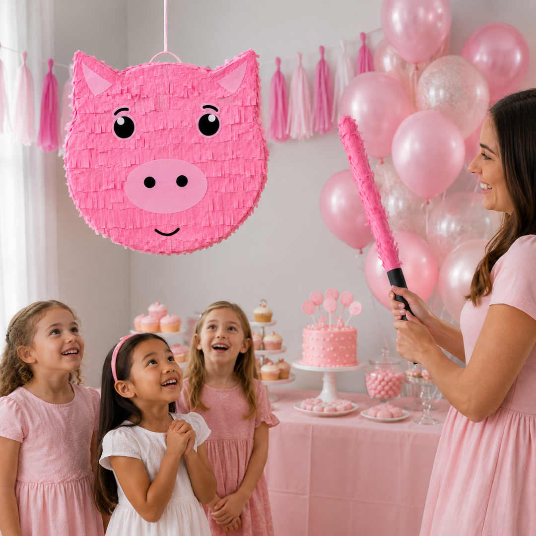 Pig Shaped Pinata - 16"
